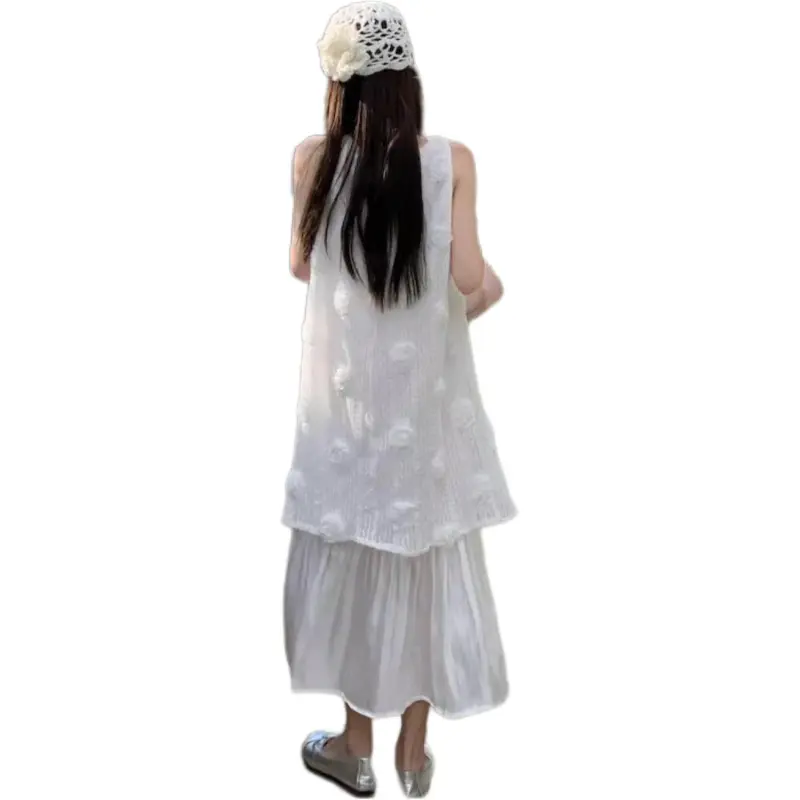 Mu Xiao Xin Sleeveless Dress Women's-0