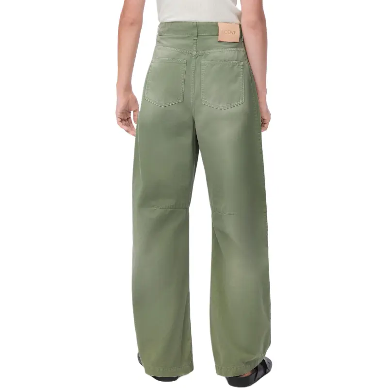 LOEWE Paula's Ibiza SS25 Jeans Men's Gray Green-3