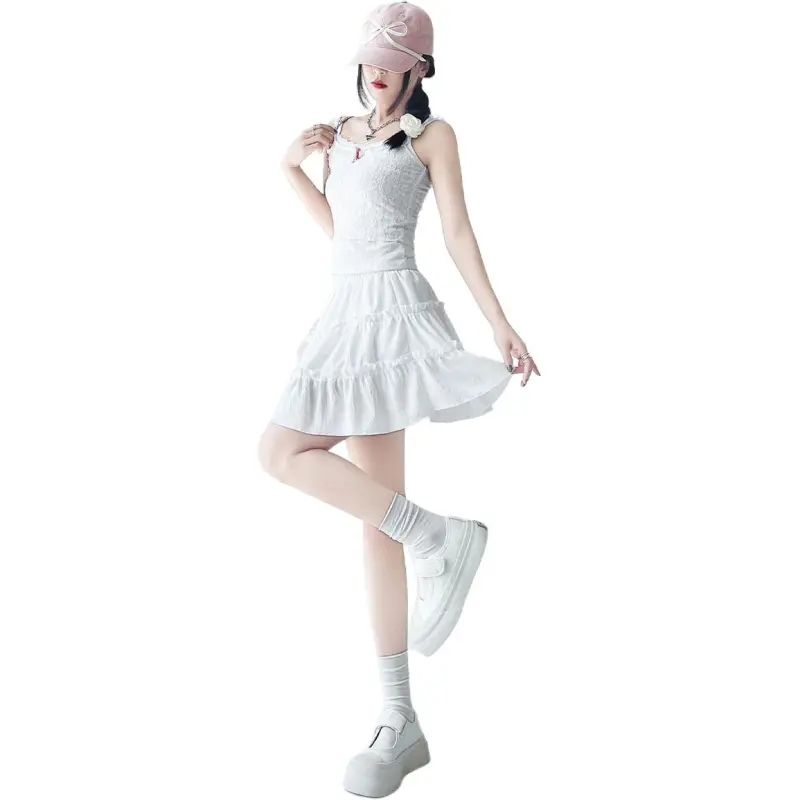 Mu Xiao Xin Casual Short Skirts Women's-4