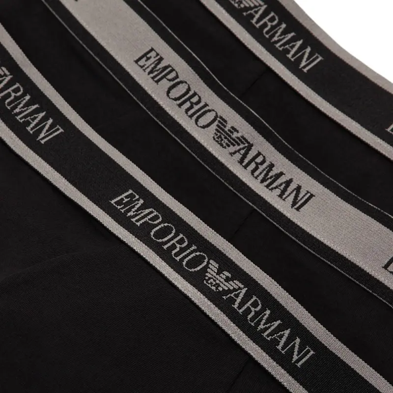 EMPORIO ARMANI Boxer Shorts Men's 3 Pack Black-2