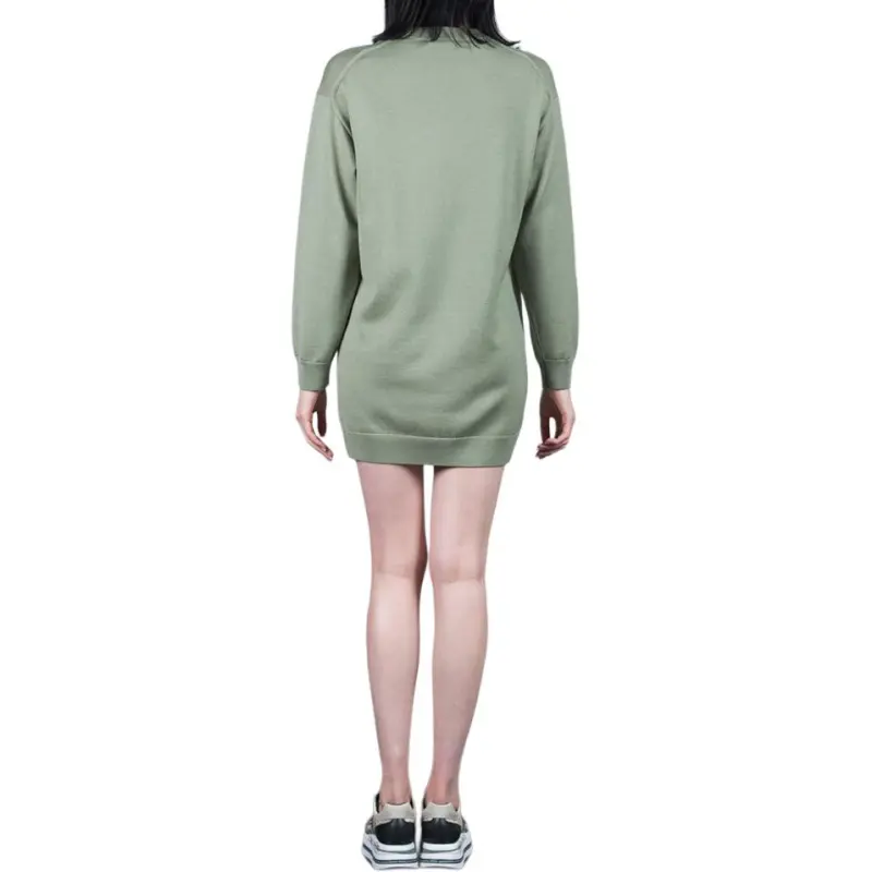 KENZO FW21 Long Sleeved Dress Women's Tea Green-4