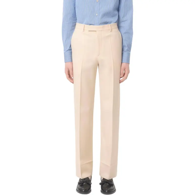 Valentino SS25 Casual Pants Men's Cream-1