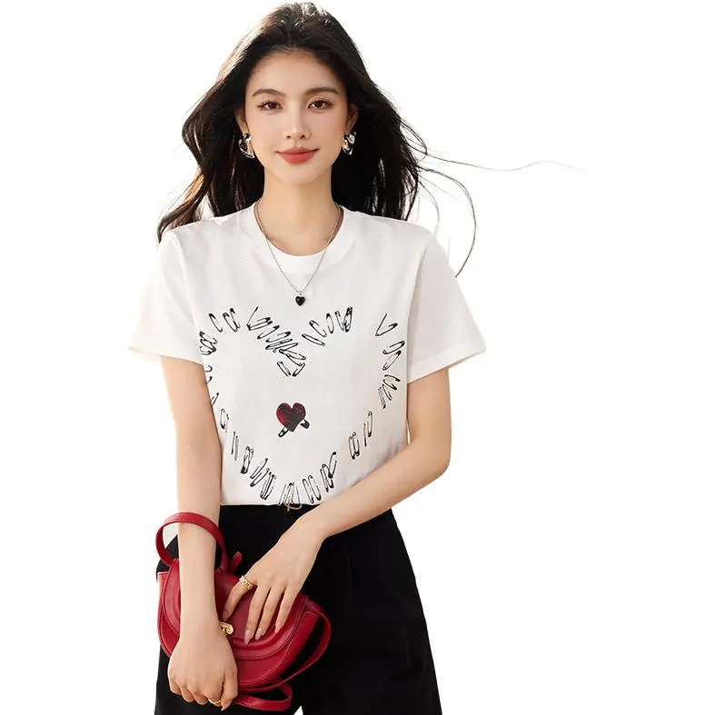La Chapelle Regular T Shirt Women's White-1