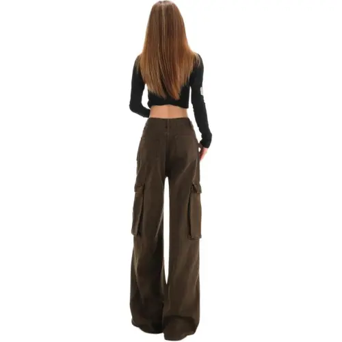 7 SEVFUN Cargo Pants Women's Coffee