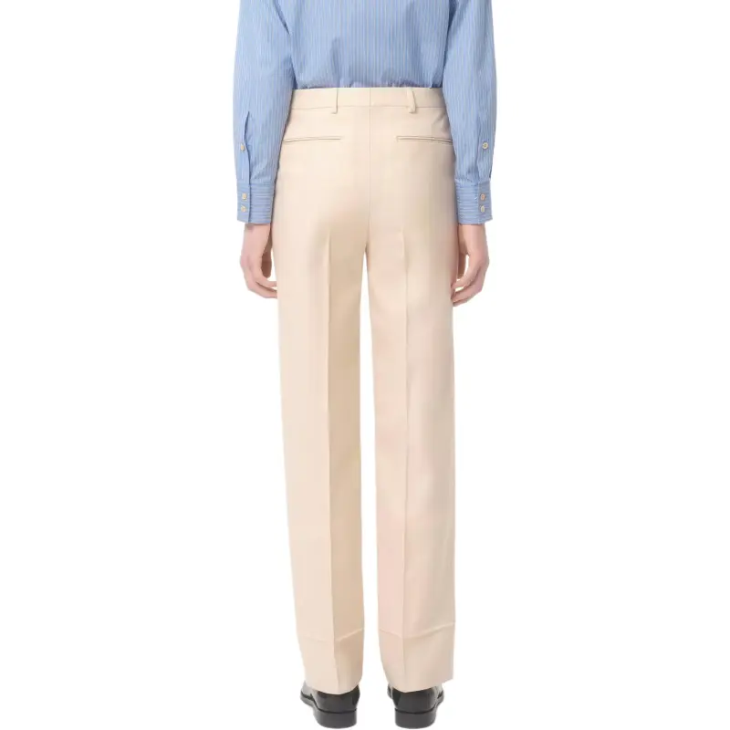Valentino SS25 Casual Pants Men's Cream-2