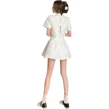 Icicofficial Skirt Set Women's White