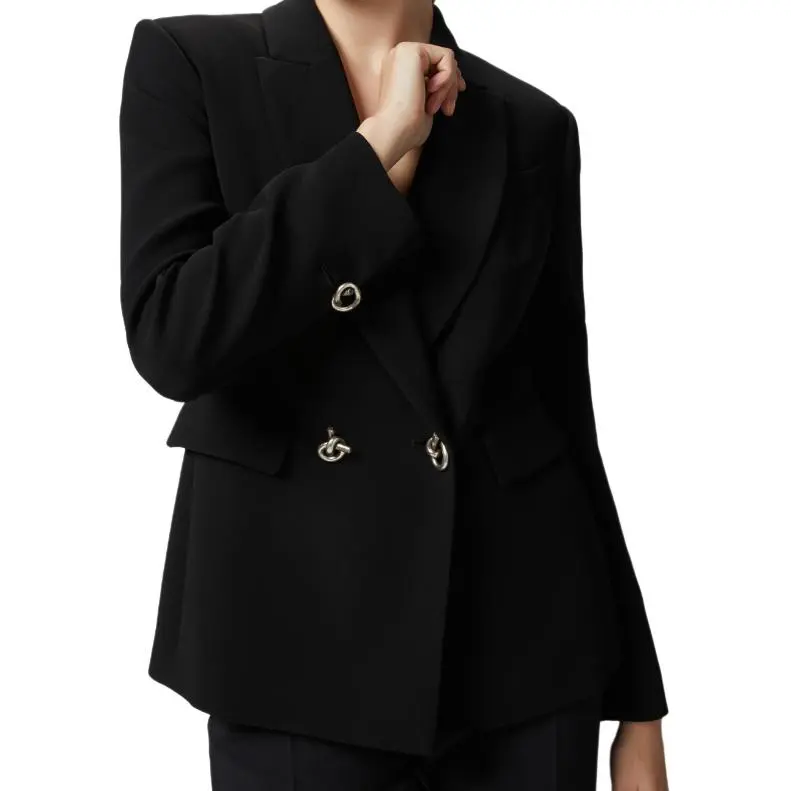 PINKO Double Breasted Cady Blazer-4