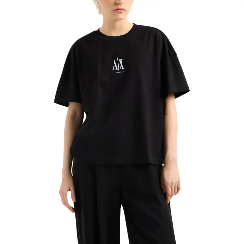 ARMANI EXCHANGEAE T Shirt Women's Black-1