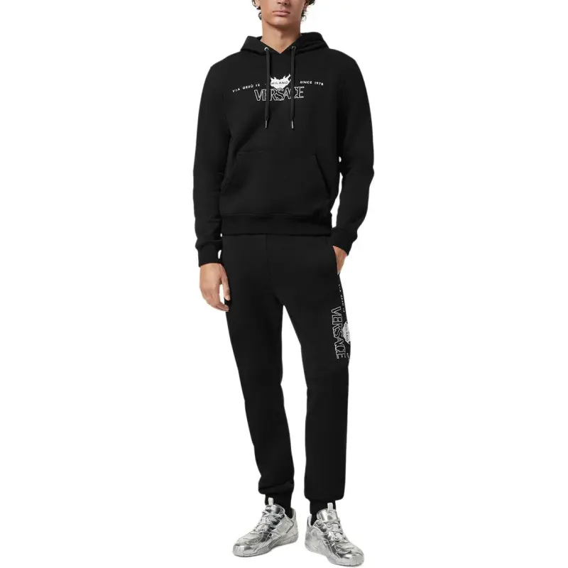 VERSACE Logo Printed Sweatpants-1