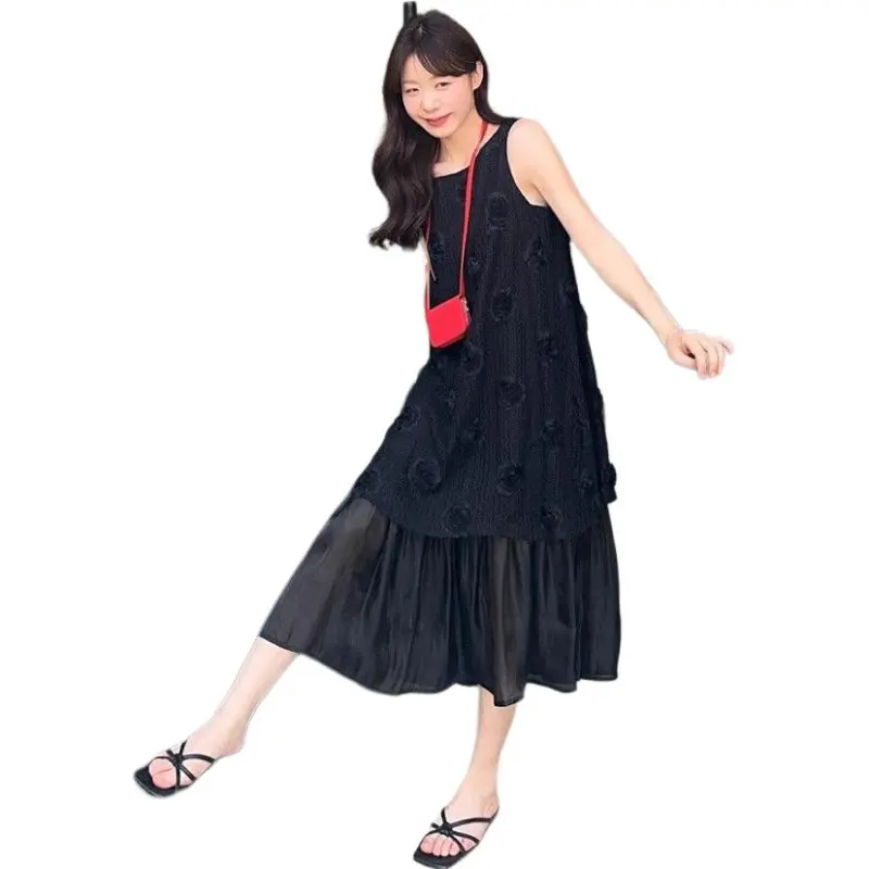 Mu Xiao Xin Sleeveless Dress Women's-2