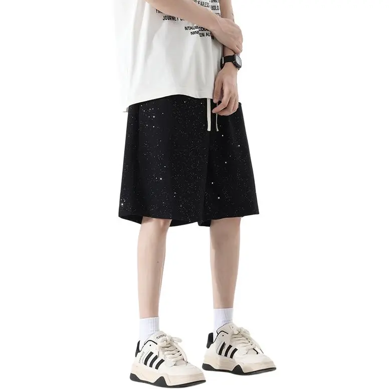 PISYPOX Casual Shorts Unisex Black-1