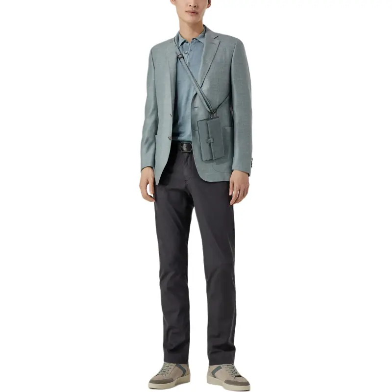 Canali Polo Shirts Men Green-3