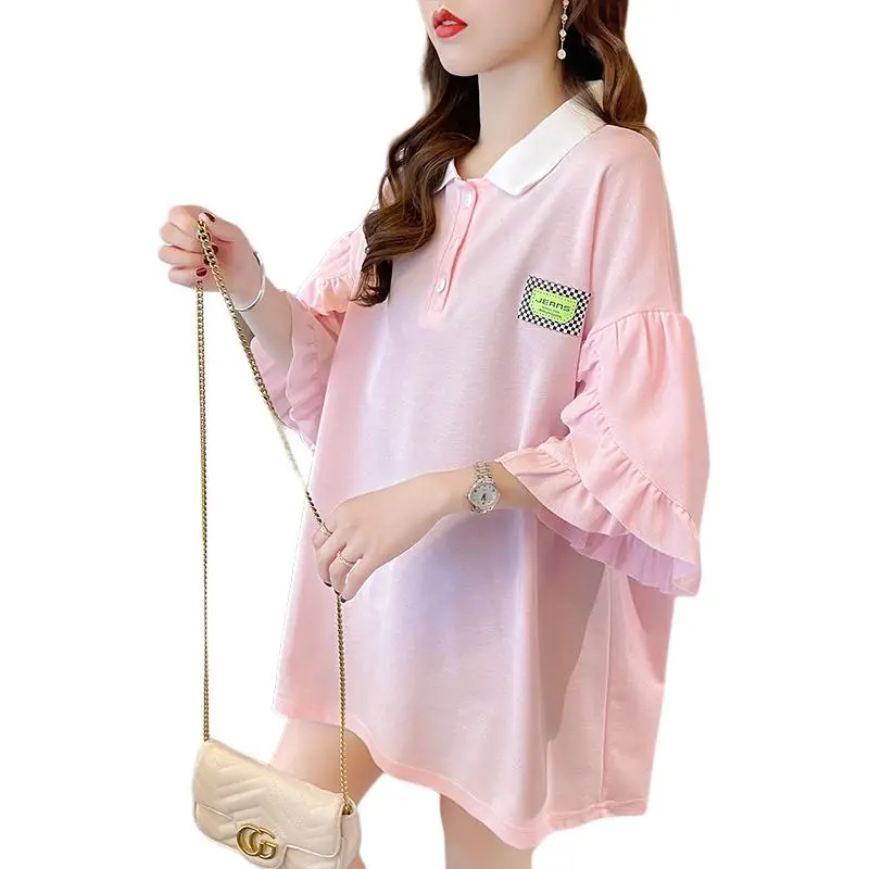 GOSO Drop Shoulder Sleeve T Shirt Women's-15