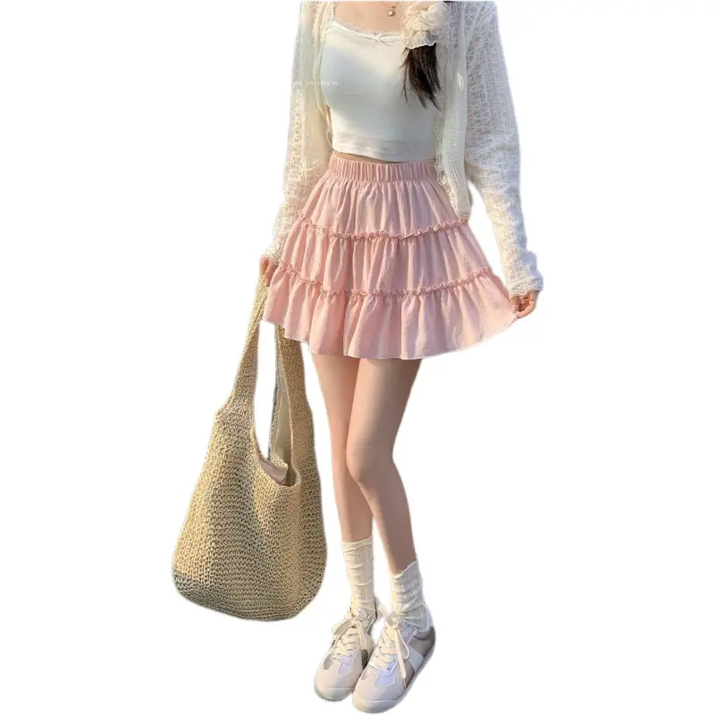 Mu Xiao Xin Casual Short Skirts Women's-11