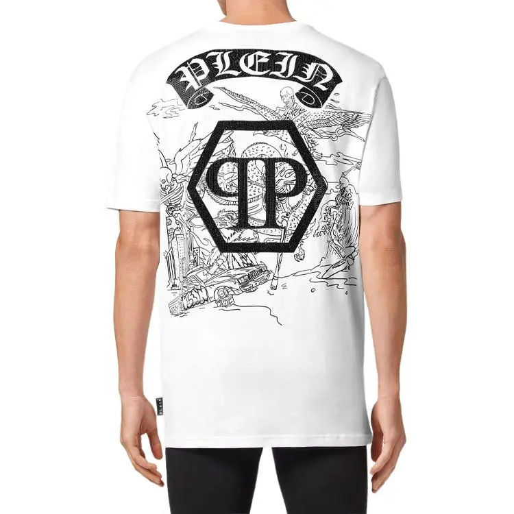 PHILIPP PLEIN T Shirts Men White-2