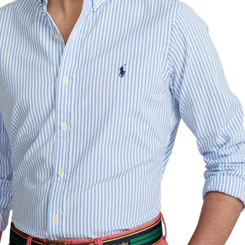 Polo Ralph Lauren 120/2 Yd Ctn Pw Ls Rmsy Shirt-3