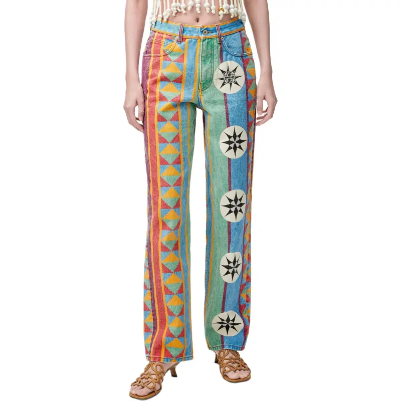 LOEWE Paula's Ibiza SS25 Jeans Women's Multicolor-1