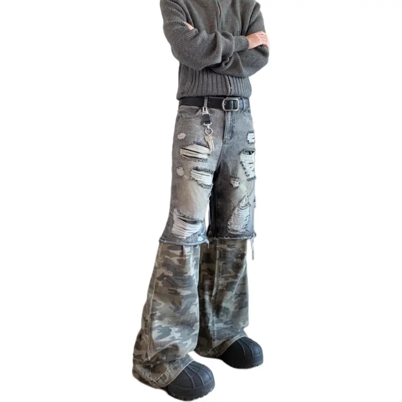DAFK Jeans Men's Black Camouflage -2