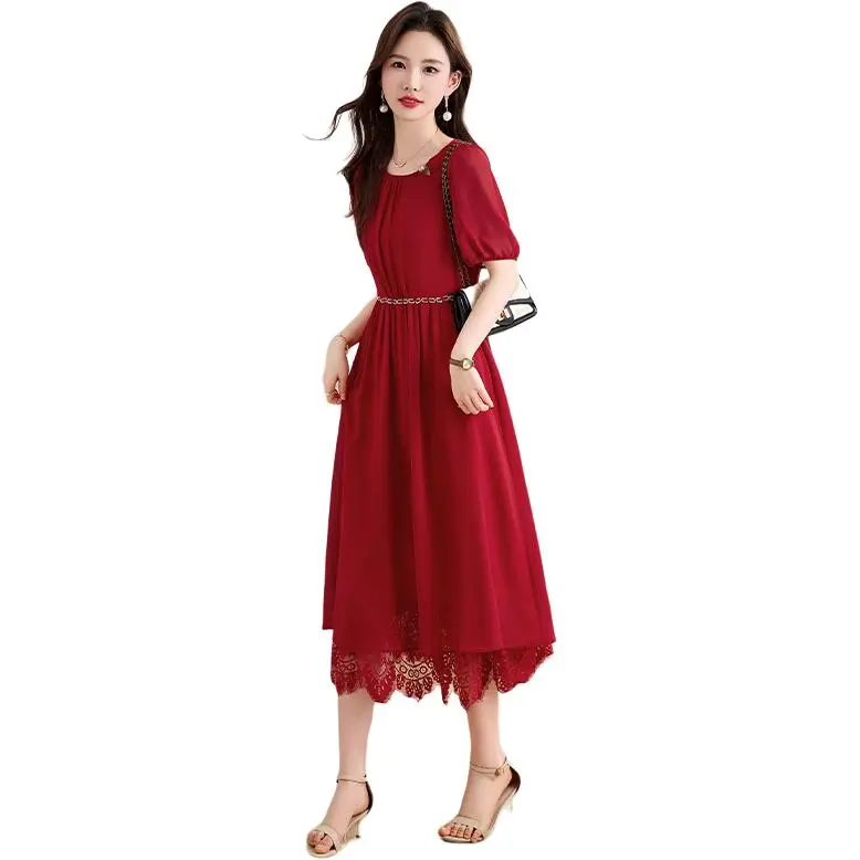 La Chapelle Short Sleeved Dress Women's-3