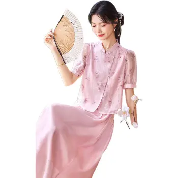 Like The Age Of Water Skirt Set Women's Pink