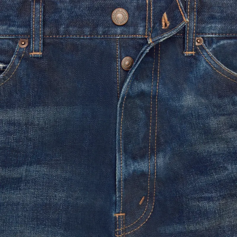 CELINE Wesley Jeans In Indigo Dark Stone Denim-1