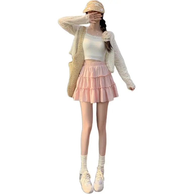 Mu Xiao Xin Casual Short Skirts Women's-12