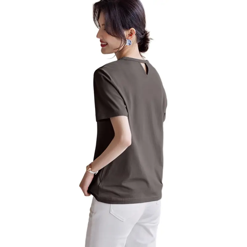 XWI T Shirts Women's Dark Gray-3