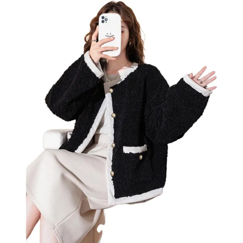 Tonlion Velvet feel Coat Women's-3