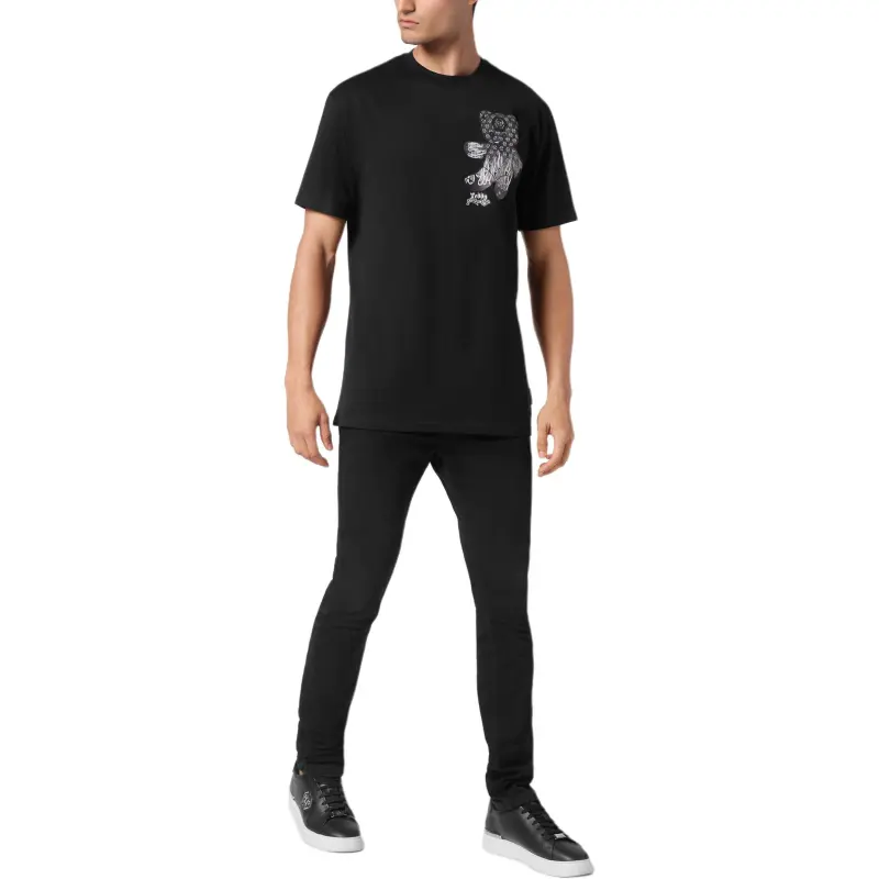 PHILIPP PLEIN Teddy Bear Printed Crewneck T Shirt-1