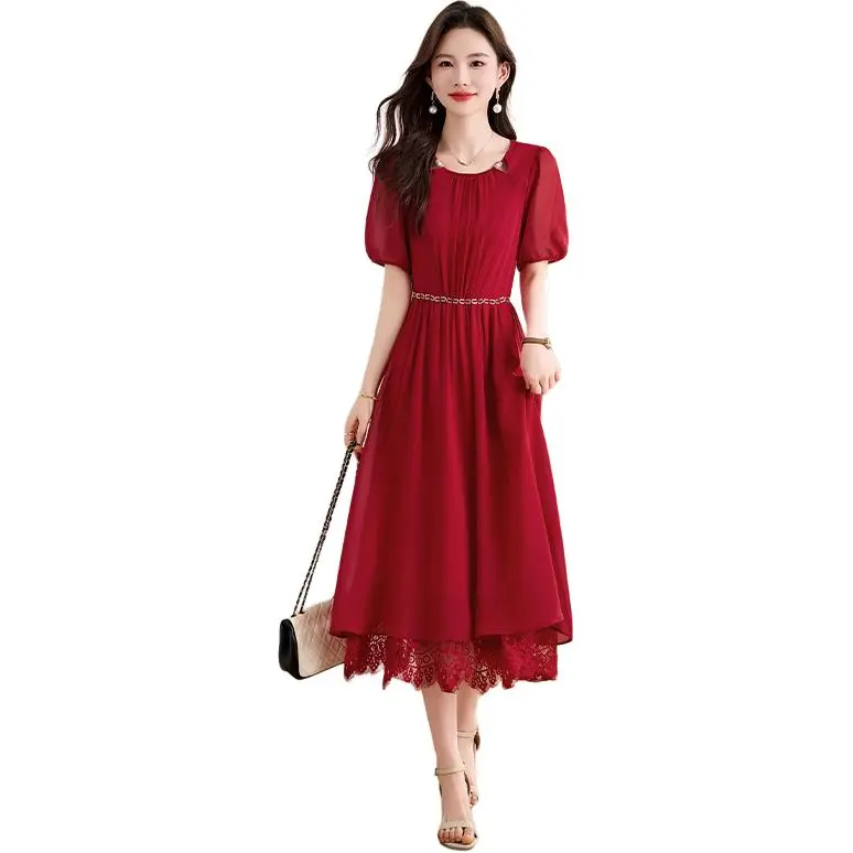 La Chapelle Short Sleeved Dress Women's-4