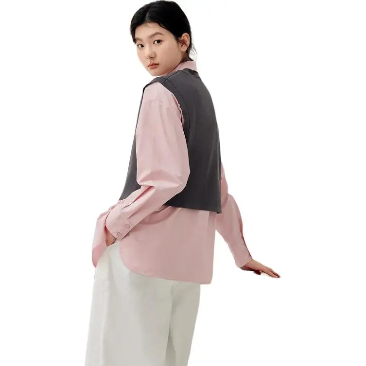 ZIHAN Shirt Matching Set Women's Glaze Pink-1