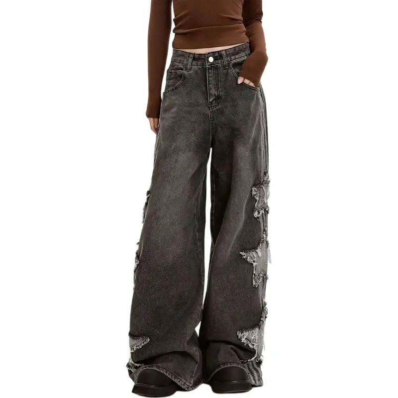 FONDLOOK Jeans Unisex-2