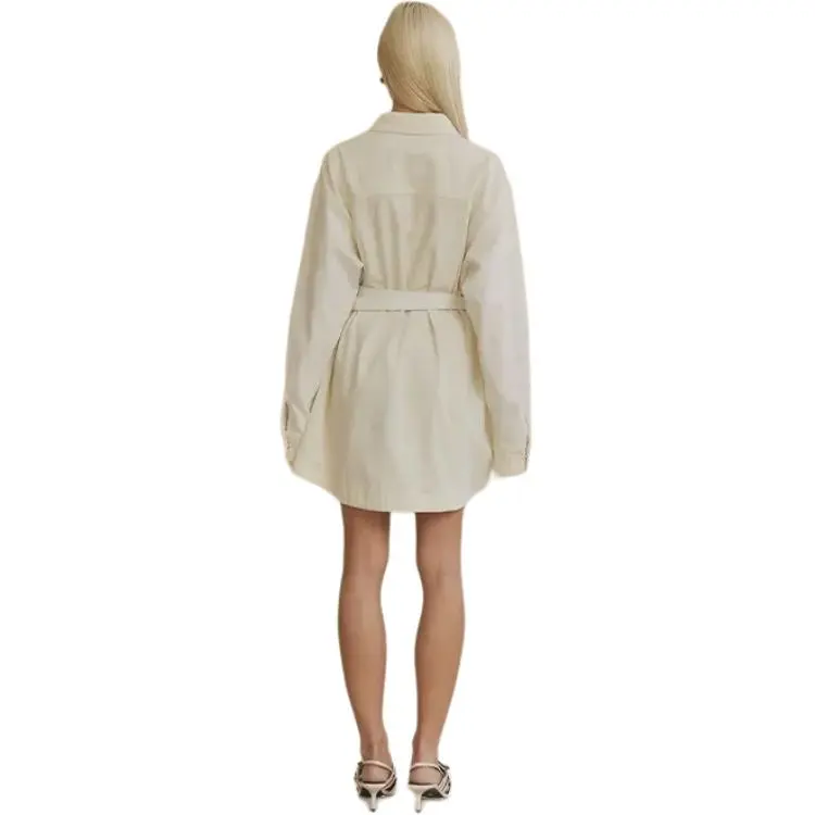 ELLIATTCOLLECTIVE Long Sleeved Dresses Women's White-3