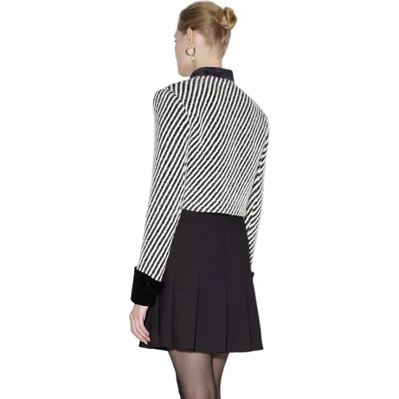 Bebe Jackets Coats Women's Black White-1