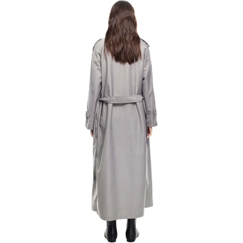 Lioness Trench Coats Women's Gray-3