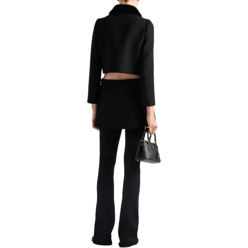 PRADA Button Up Cropped Jacket-2