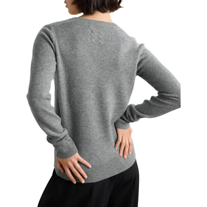 NILI LOTAN SS25 Cashmere Sweater Women's Gray-2