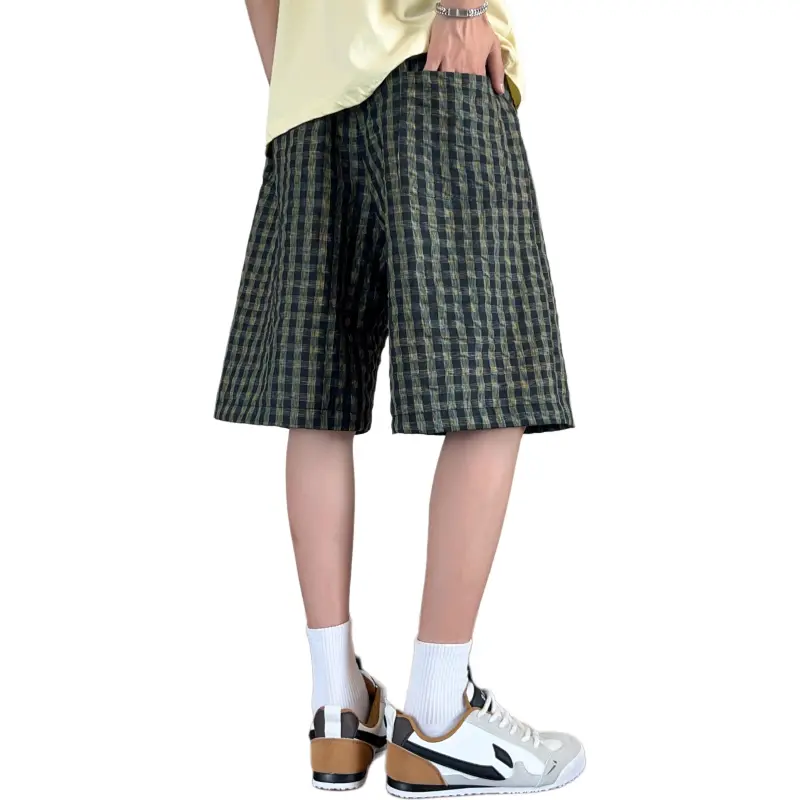 MARK WAFFLE Casual Shorts Unisex-7