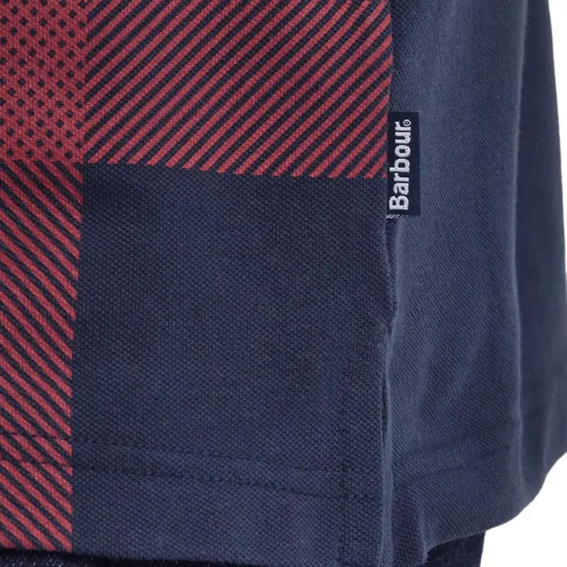 BARBOUR SS24 Polo Shirt Men's Dark Blue-5