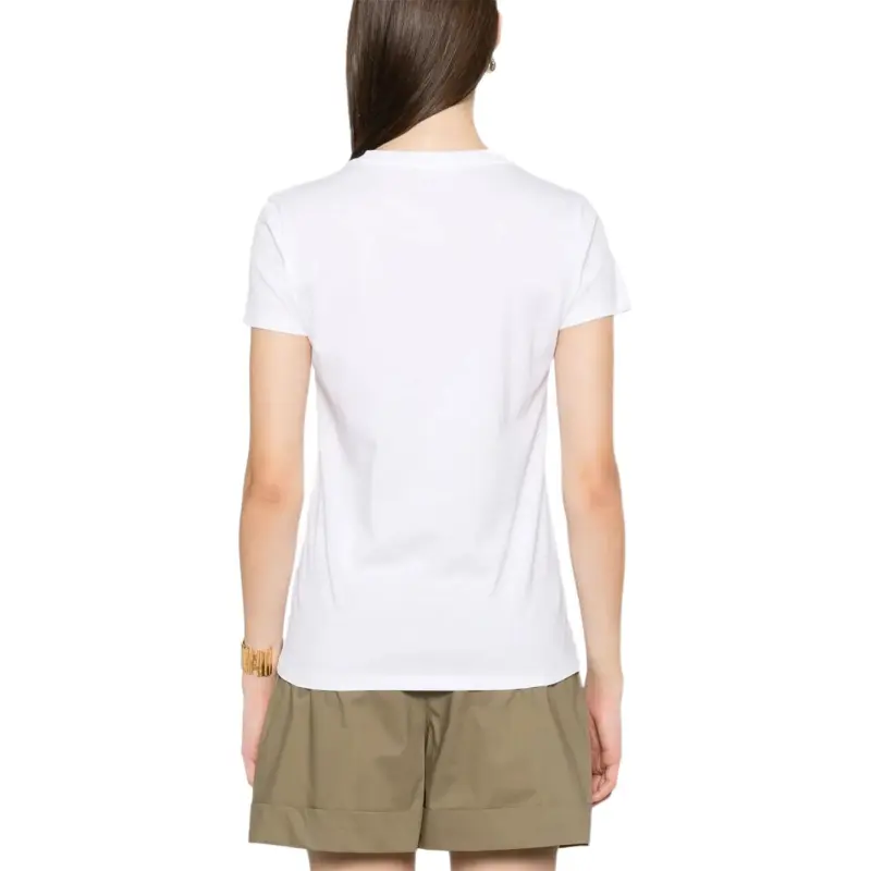 LIU·JO Crystal embellishment T shirt-2