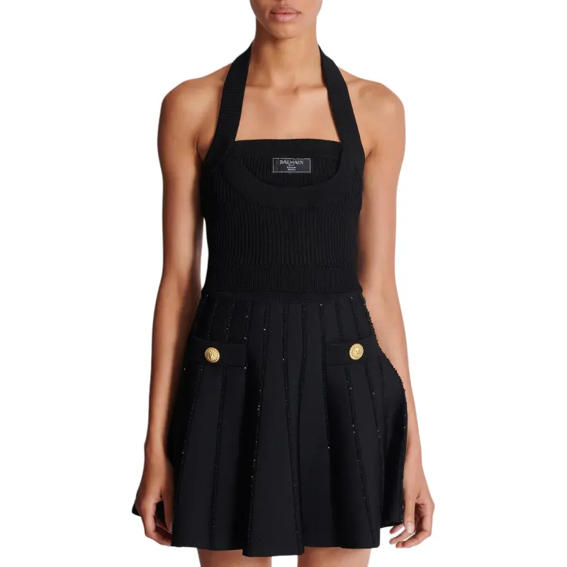 BALMAIN Halterneck Top-2