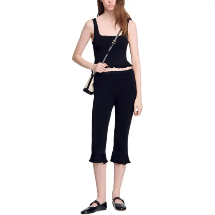 Sandro Scalloped Tank Top-3