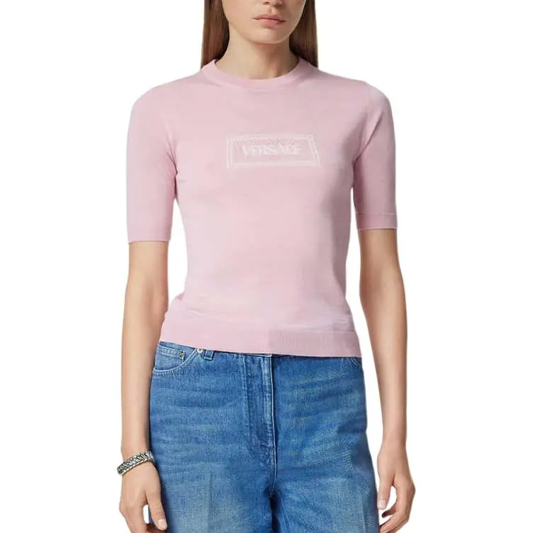 VERSACE Short Sleeved Crewneck Jumper-2