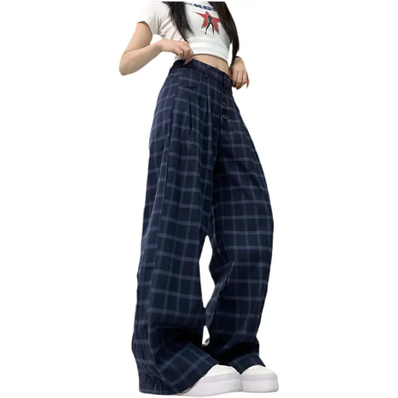 GOSO Casual Pants Women's Blue-4