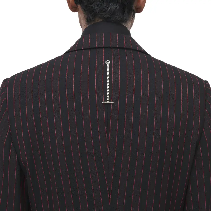 McQ Alexander McQueen Striped Blazer-5