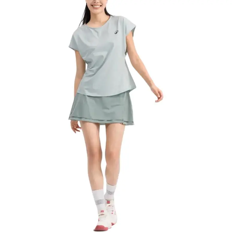 DECATHLON ARTENGO Tennis Tops Women's Celadon Green-1