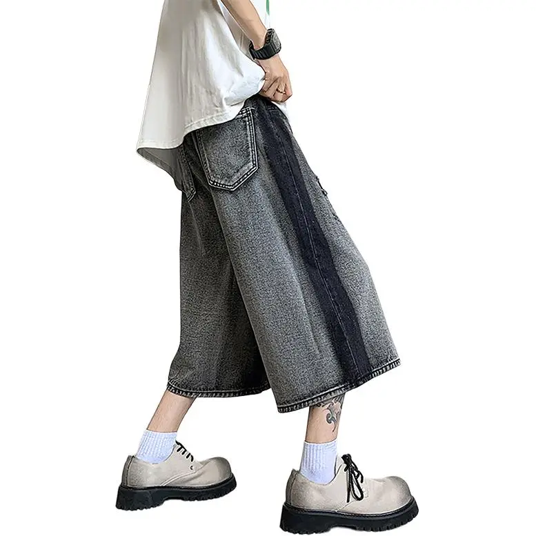 CORNILOT Denim Shorts Unisex Black-1