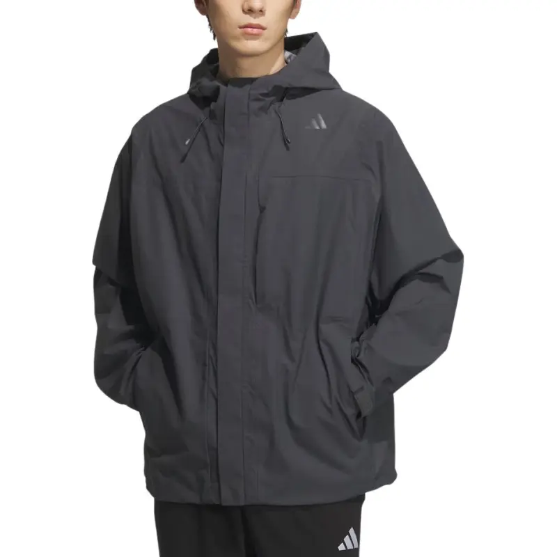 Adidas Jacket Men's Dark Heather Gray-1