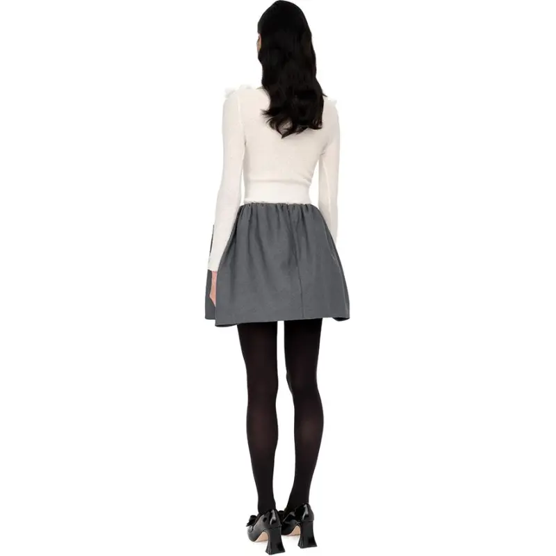 SHUSHUTONG PF24 Casual Short Skirts Women's Gray-2
