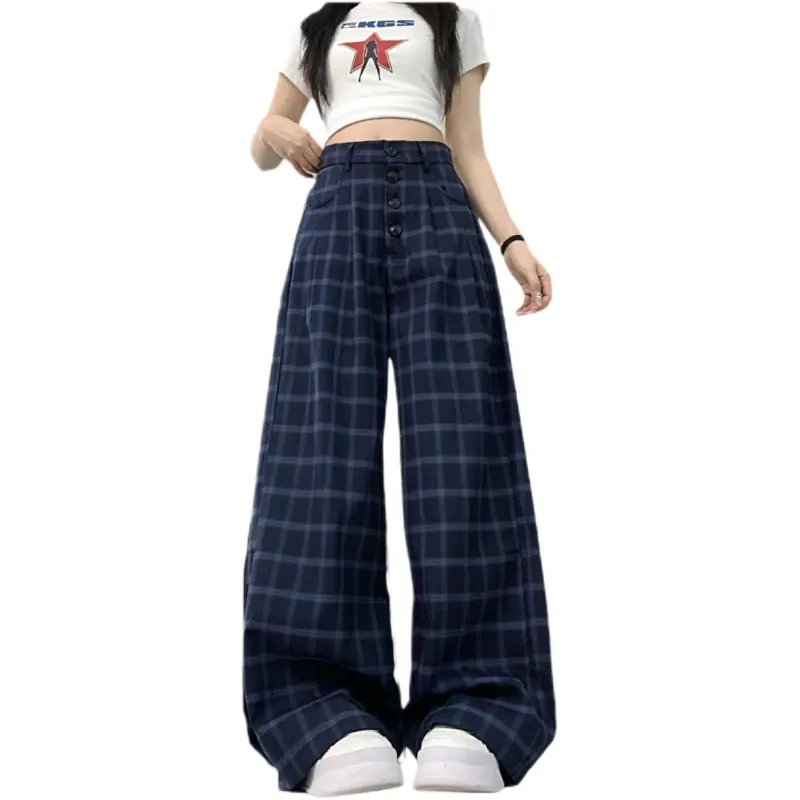 GOSO Casual Pants Women's Blue-2